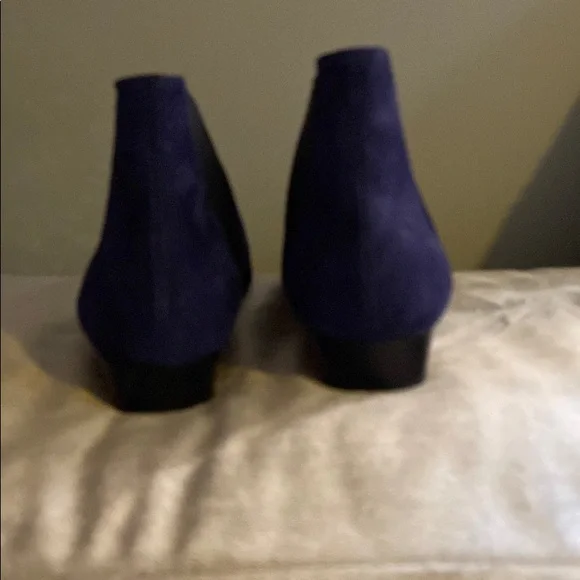 Derek Lam Italy Blue Suede Boots Sz 39/8.5 - Picture 4 of 8